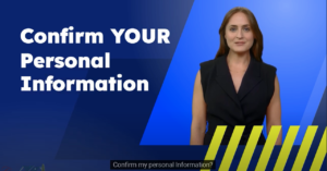 Confirm your Personal Information